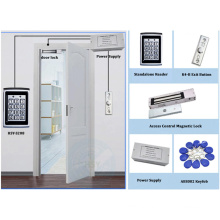 DIY Access Control 125KHz Rfid Keypad Access Control System Kit + Electronic Magnetic Door Lock + Power Supply + 10pcs tags